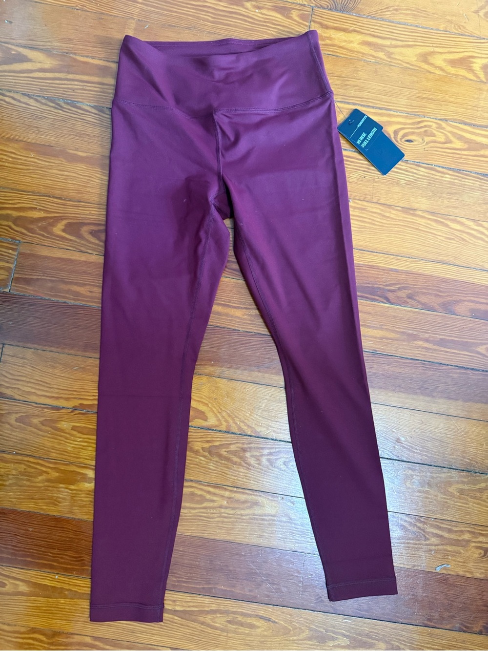 90 Degree By Reflex Maroon Active Leggings NWT
